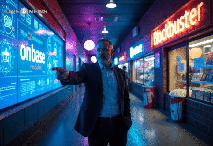 Coinbase CEO Sounds Alarm: Crypto’s Netflix vs Blockbuster Moment