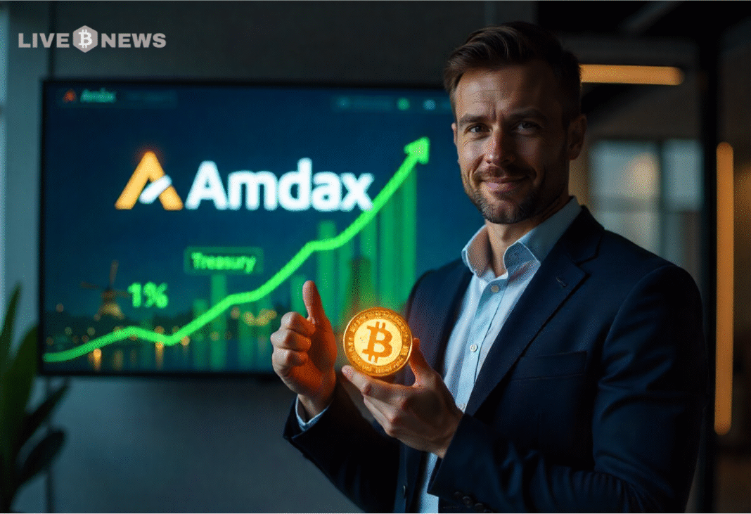 Dutch crypto firm Amdax launches AMBTS, targeting 1% Bitcoin treasury ownership to attract institutional investors and boost European crypto presence.