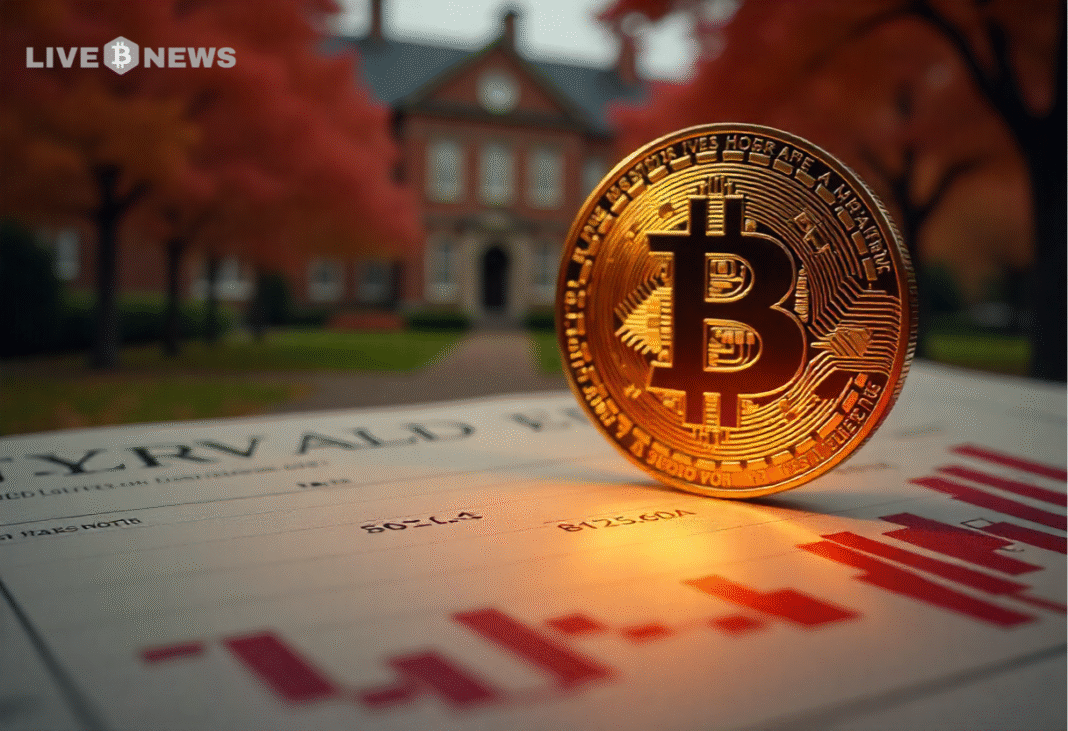 Harvard invests $116.6M in BlackRock Bitcoin ETF, marking a major step in institutional crypto adoption and portfolio diversification.