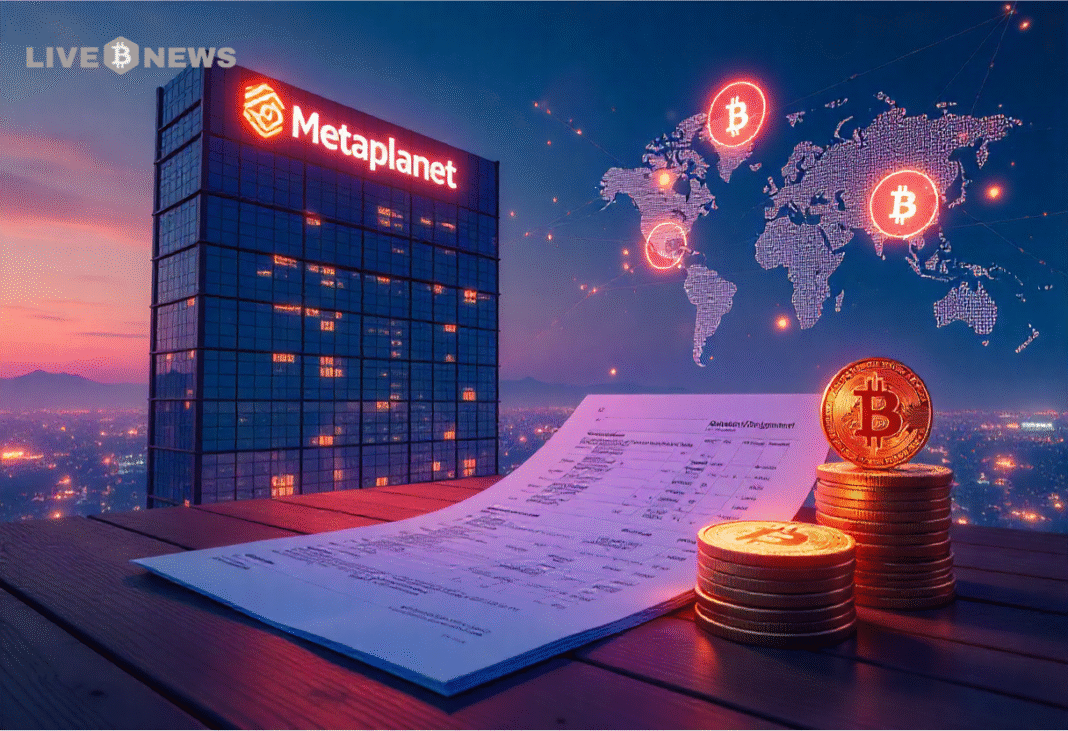 Metaplanet Plans $3.7 Billion Stock Offering to Expand Bitcoin Holdings