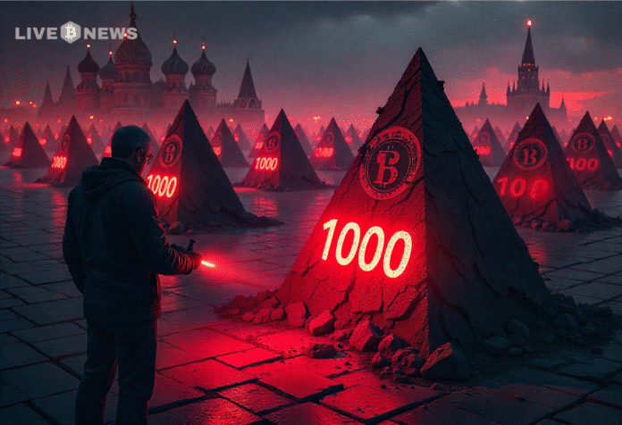 Russia uncovers 1,000 crypto frauds in 2025, exposing rising scams, 20M victims, and urgent need for tighter regulation.
