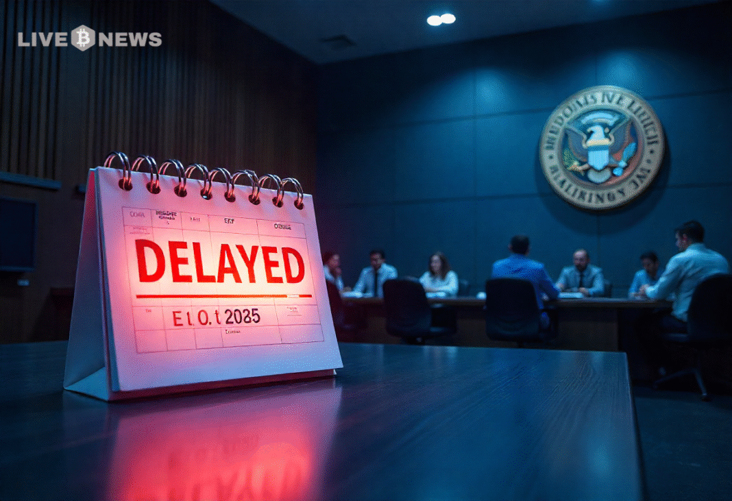 SEC delays decision on WisdomTree XRP ETF to October 2025 amid rising XRP ETF filings and ongoing regulatory review and investor protection concerns.