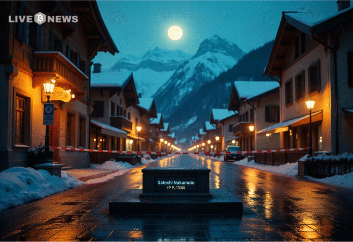 Satoshi Statue Stolen in Switzerland, Bitcoin Reward Offered Satoshi Nakamoto statue stolen in Lugano; 0.1 BTC reward offered. Theft sparks debate on crypto art, symbolism, and security.