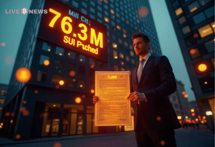 Mill City Ventures Grabs 76.3 Million SUI with Bold $450M Move