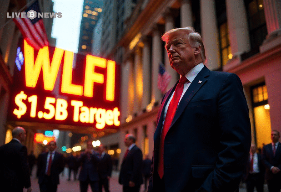 Trump-backed World Liberty Financial eyes $1.5B public listing, blending politics, blockchain, and DeFi to reshape mainstream finance.