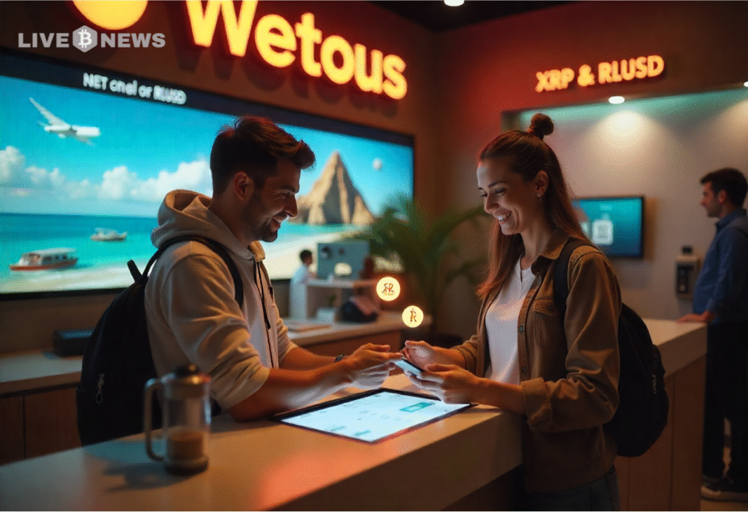 Webus’ Wetour now accepts XRP and RLUSD, enabling instant, low-cost crypto payments for travel bookings, tours, and premium mobility services.