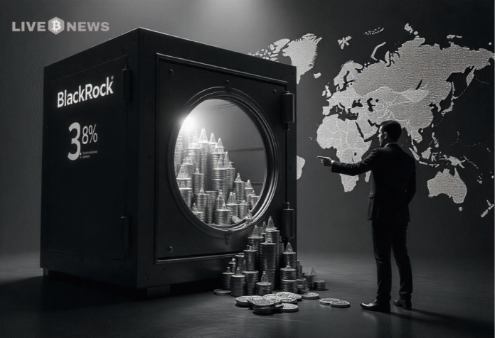BlackRock Now Owns 3.8% of Bitcoin Supply, Analyst Highlights ‘Extraordinary’ Implications