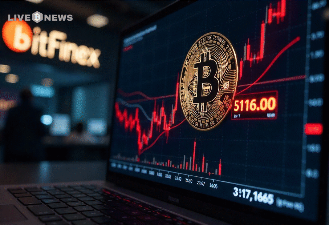 BitFinex: Bitcoin Will Not Move From $116k Until This Happens