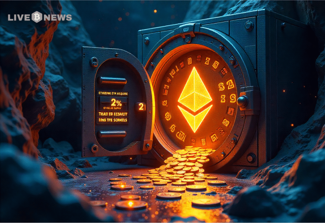 BitMine boosts Ethereum holdings to over 2% of supply, strengthening its crypto treasury with $11.4B in diverse digital assets and cash reserves.