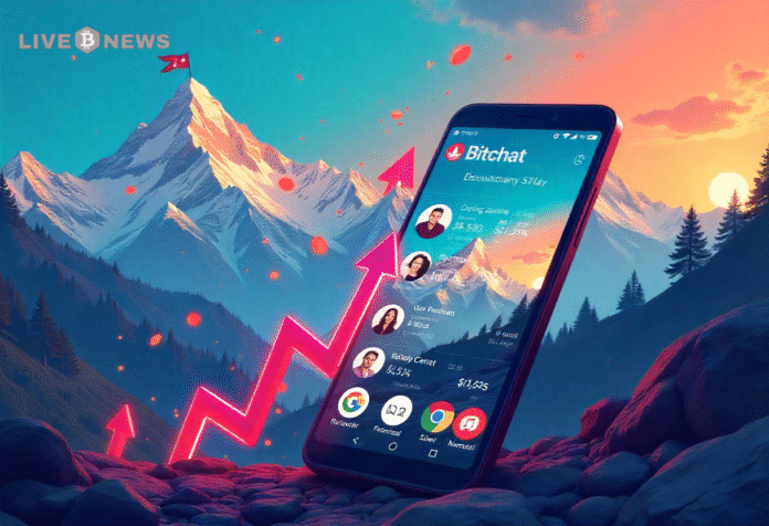 Bitchat Spikes in Nepal During Youth Protests and Ban of Social Media.