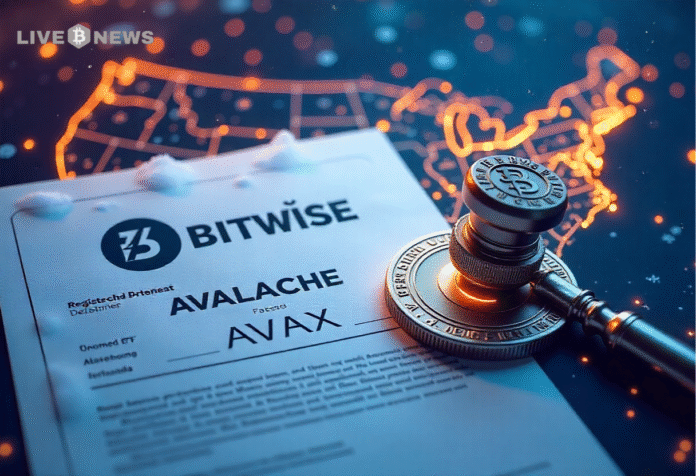 Bitwise Eyes Avalanche ETF, Registers Trust in Delaware Bitwise registers Avalanche ETF trust in Delaware, signaling growing institutional interest in AVAX amid rising competition from VanEck and Grayscale.