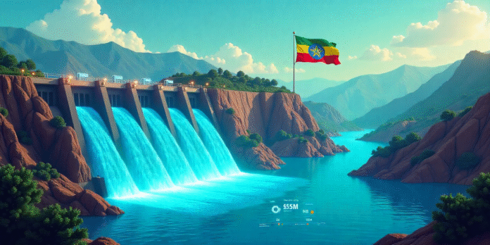 Ethiopia uses surplus hydropower from its dam to generate $55M via Bitcoin mining, promoting green energy and boosting the economy.