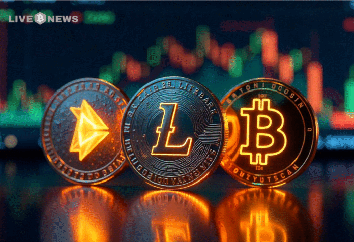 Grayscale files crypto ETFs tracking Hedera, Litecoin, and Bitcoin Cash, awaiting SEC approval amid growing interest in crypto investment products.