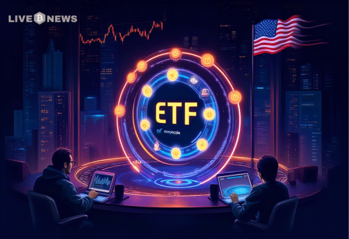 Grayscale Launches First U.S. Multi-Asset Crypto_ ETF Grayscale launches first U.S. multi-asset crypto ETF, GDLC, on NYSE Arca, offering regulated access to top digital assets.