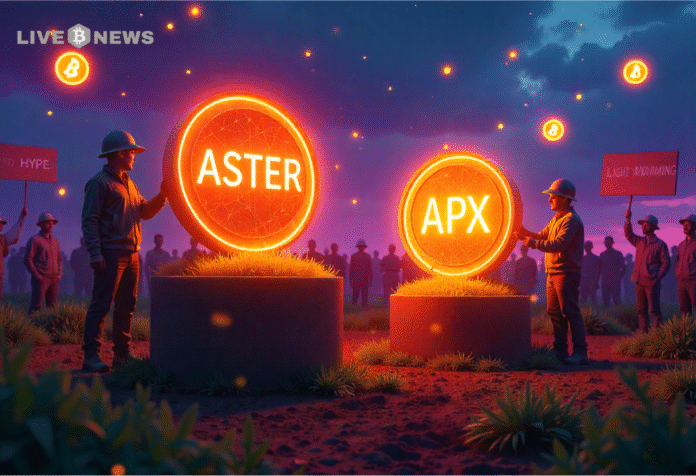 HYPE, LIGHTER Winning- Are ASTER, APX Just Propped Up by Airdrop Farmers?