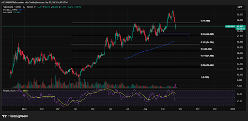 HYPE’s current outlook in the charts | source- TradingView