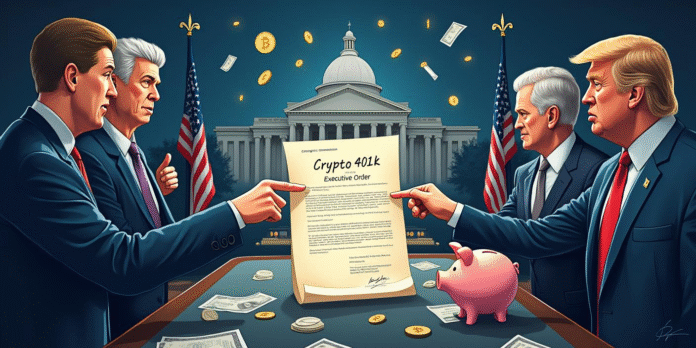 Lawmakers Push SEC to Expand Crypto in 401(k) Retirement Plans