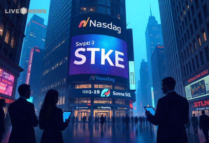 SOL Strategies to debut on Nasdaq as “STKE” on September 9, expanding institutional access and boosting Solana ecosystem exposure.