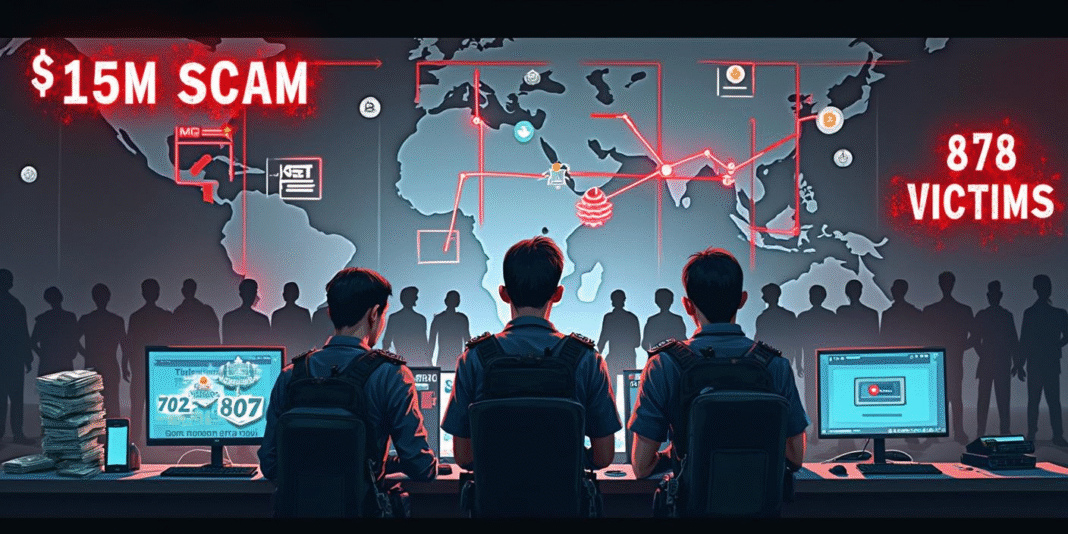 Thai Police Dismantle $15M Crypto Scam Ring Targeting Koreans