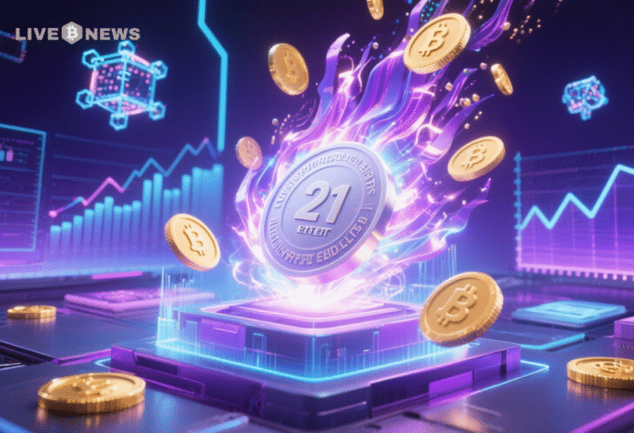 21Shares filed with the SEC to launch a Hyperliquid ETF, offering regulated exposure to the profitable HYPE token ecosystem. Crypto ETF News: 21Shares Proposes Hyperliquid ETF Amid Surge in Crypto Funds