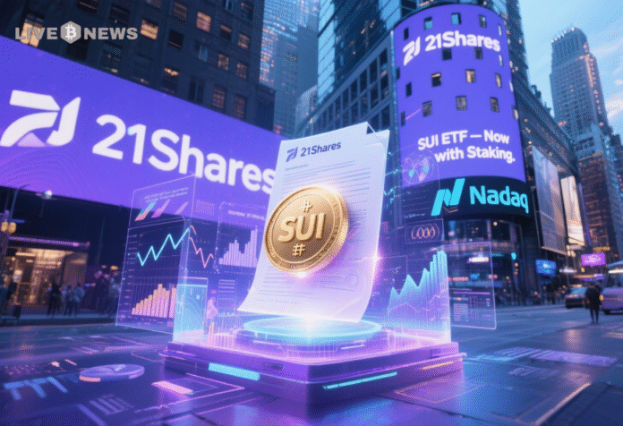 21Shares Updates Sui ETF with Staking and Nasdaq Listing Details