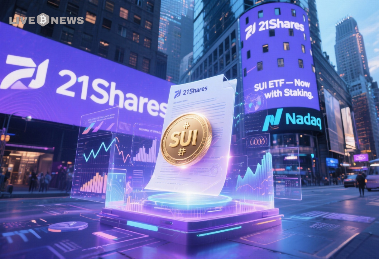 Crypto News Today: 21Shares Updates Sui ETF with Staking and Nasdaq Listing  Details | Live Bitcoin News