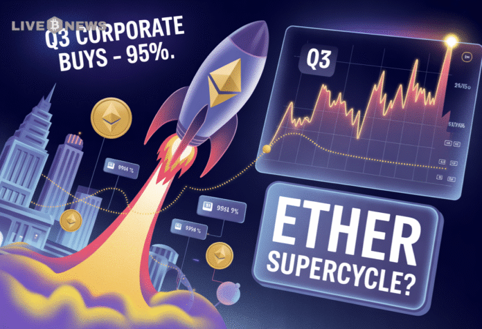 ETH News: 95% of Corporate ETH Purchases in Q3 - Is an Ether Supercycle Brewing?
