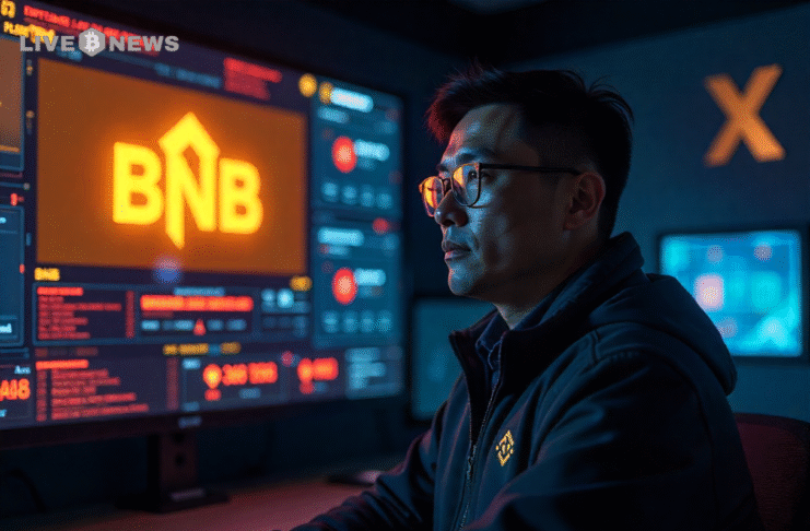 CZ denies any market maker involvement in the BNB price rally, crediting its strong price surge to builders, community, and deflationary design.
