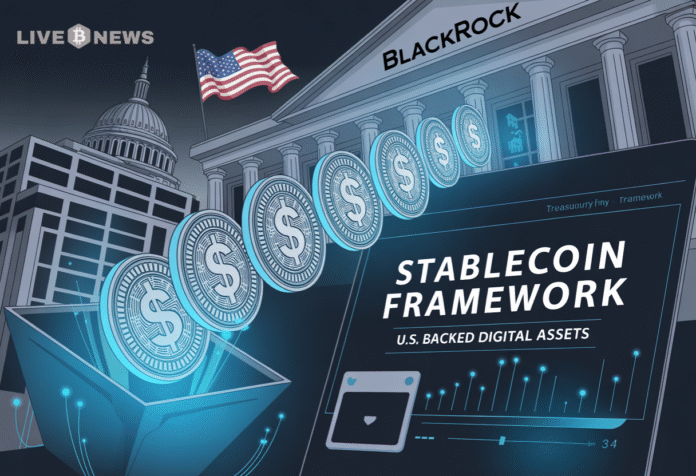 BlackRock_Revamps_Treasury_Fund_to_Support_U_S_StablecoinFramework The world's largest asset manager, BlackRock, revamps a key money market fund. This action supports the new U.S. stablecoin reserve framework effectively.