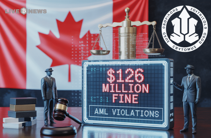 Canada fines Cryptomus a record $126 million for severe anti-money laundering (AML) violations, setting a firm regulatory precedent.