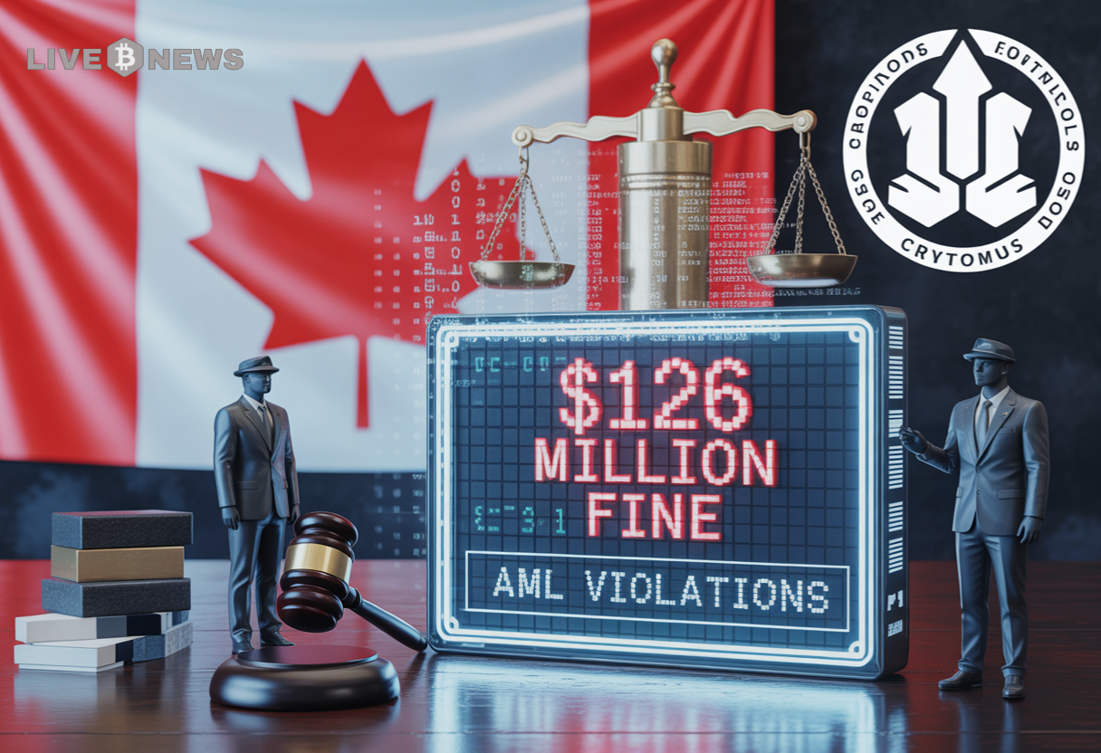 Crypto News: Canada Fines Cryptomus Record $126M for AML Violations | Live Bitcoin  News