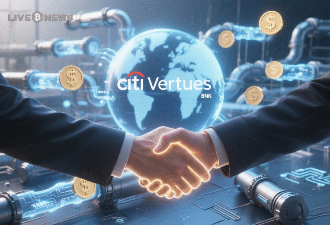Citi Ventures invests in BVNK to strengthen enterprise stablecoin infrastructure, supporting $20B annual volume and accelerating global tokenized dollar settlements.