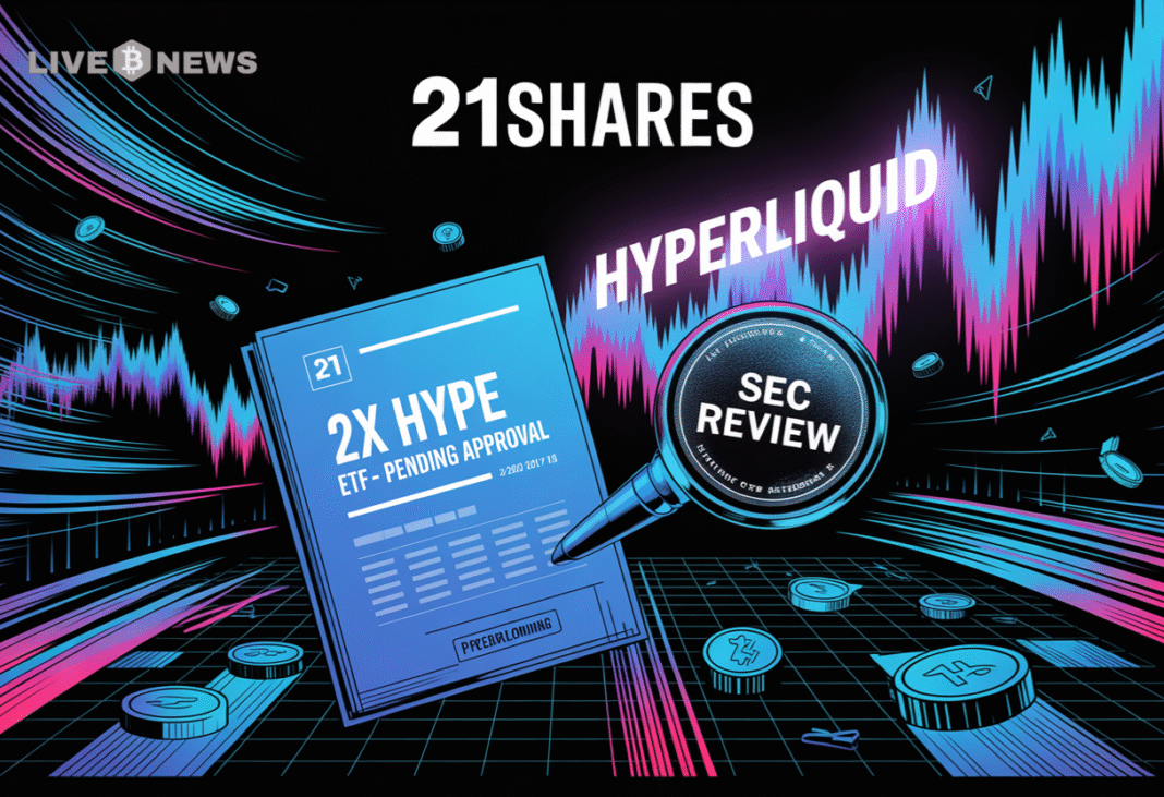 Crypto News: 21Shares Seeks Approval for 2x HYPE ETF to Double Hyperliquid Bet