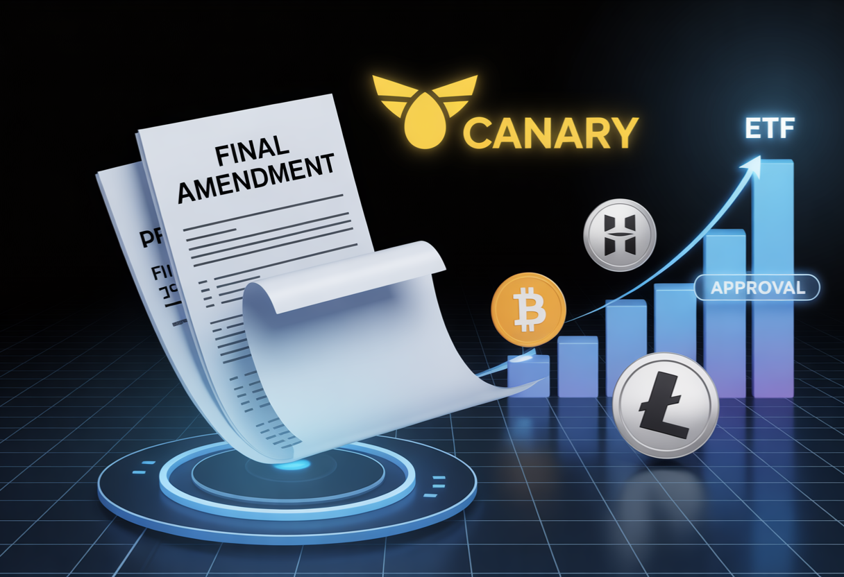 Crypto News: Canary Files Final Amendments As Hedera, Litecoin ETFs Inch  Closer To Approval | Live Bitcoin News