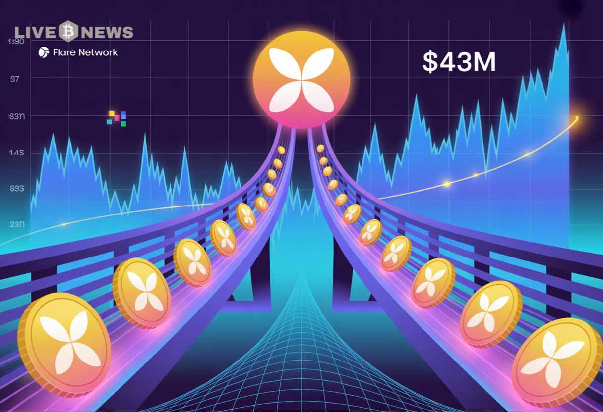 Crypto News: Flare Surpasses $43M in Bridged XRP and Eyes ATH Breakout |  Live Bitcoin News