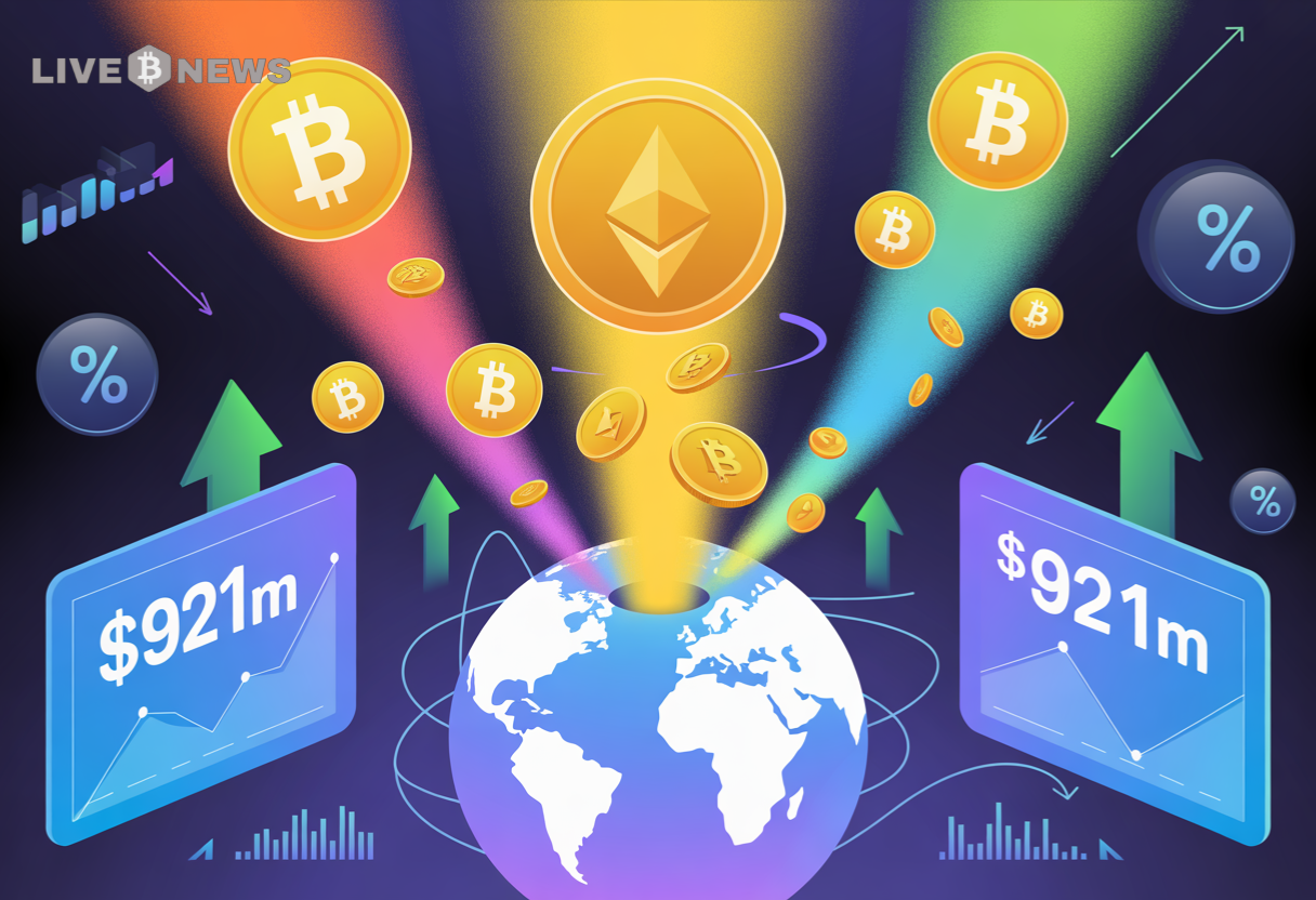 Crypto News: Global Crypto ETP Inflows Reach $921 Million Amid Rate-Cut  Hopes | Live Bitcoin News