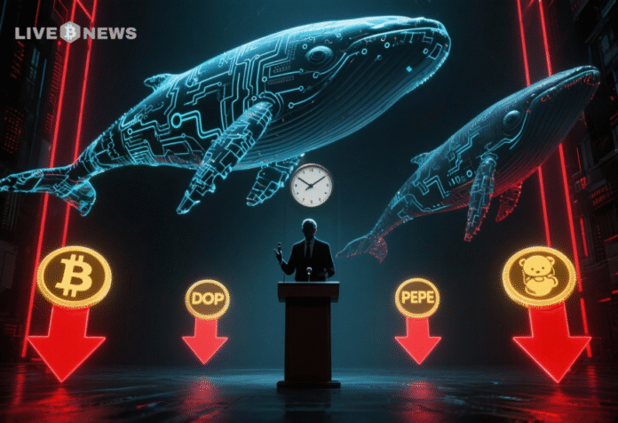 Crypto News- Whales Short XRP, DOGE, PEPE, and Others Ahead of Jerome Powell’s Speech