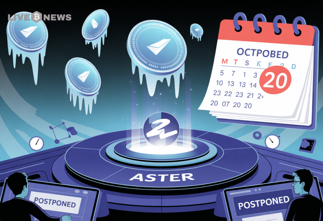 Crypto News- Why ASTER Airdrop Was Postponed to October 20
