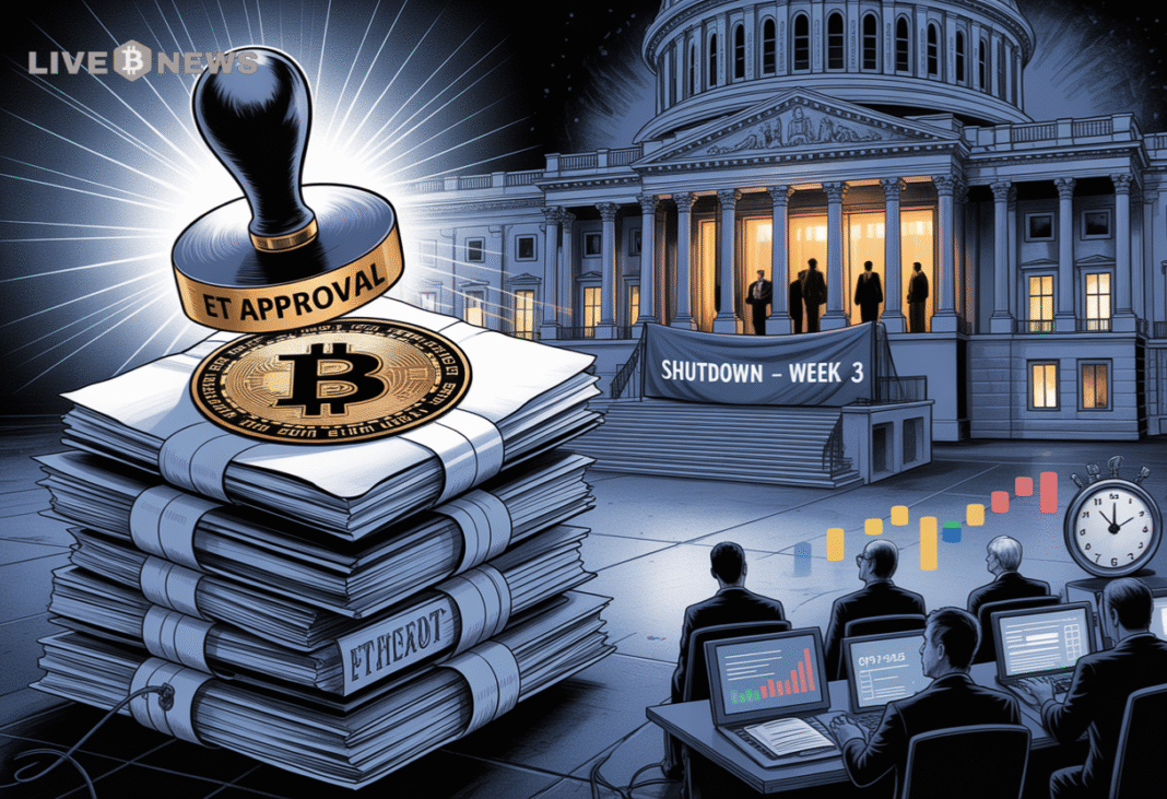 ETF News- What Happens To The ETF Approvals As US Government Shutdown Enters Third Week?