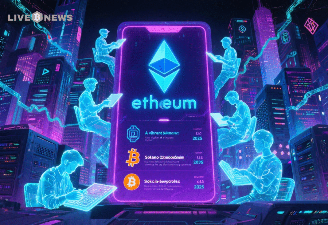 Ethereum Latest News: Ethereum Dominates New Developer Growth in 2025 - Bitcoin Trails Third