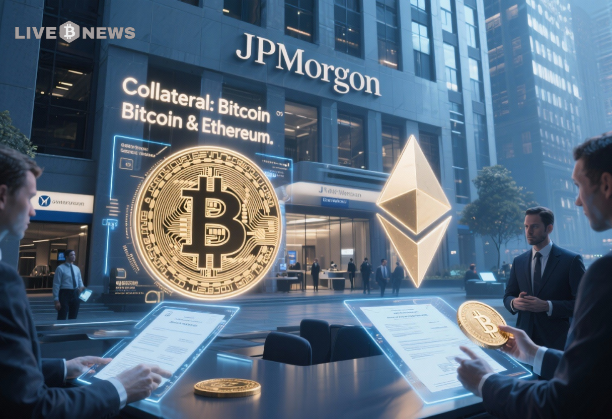 Bitcoin News: JPMorgan to Accept Bitcoin and Ether as Loan Collateral |  Live Bitcoin News