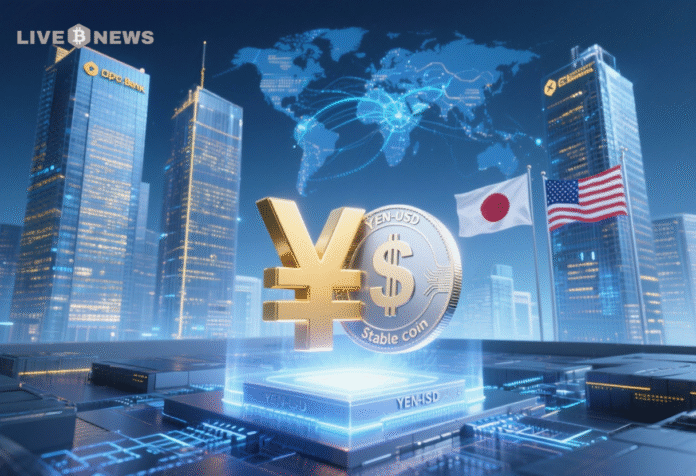 Japan’s top three banks—MUFG, Sumitomo Mitsui, and Mizuho—are launching Yen-pegged stablecoins to modernize cross-border settlements and boost global finance.