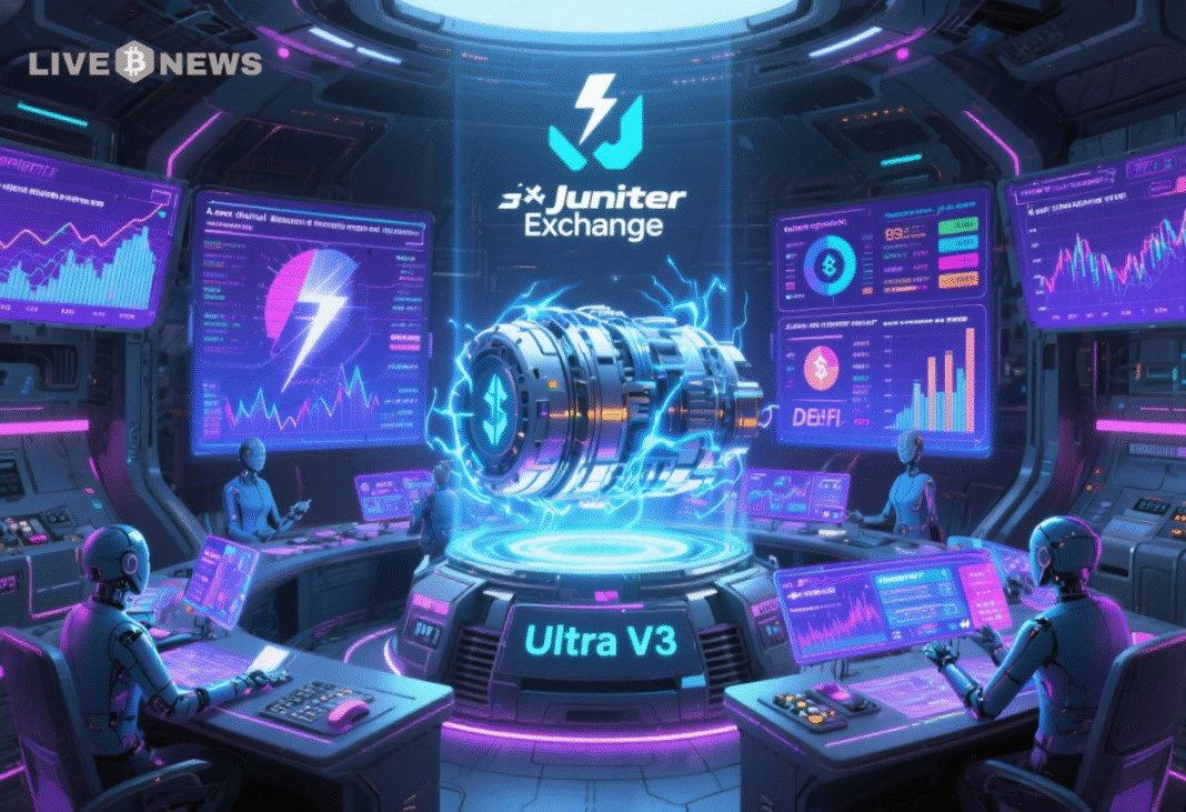 Jupiter Exchange introduces Ultra V3 trading engine, featuring enhanced execution, optimal pricing, and advanced protection against sandwich attacks.