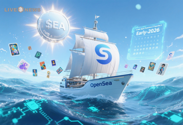 OpenSea will launch its $SEA token in early 2026, allocating 50% of the total supply to community members and initiating a comprehensive ‘trade everything’ vision.