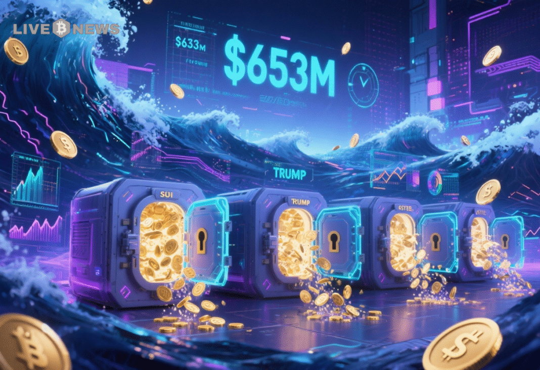 Market News: Over $653M Token Unlocks Expected: SUI, SOL, TRUMP, ASTER Lead Surge Market News: Over $653M Token Unlocks Expected: SUI, SOL, TRUMP, ASTER Lead Surge