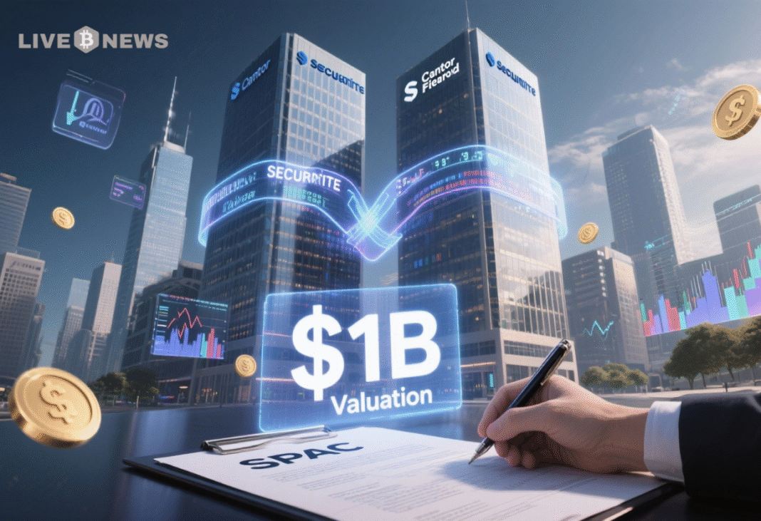 Securitize explores a $1B SPAC merger with Cantor Fitzgerald, aiming for a public debut as RWA tokenization demand rapidly grows.