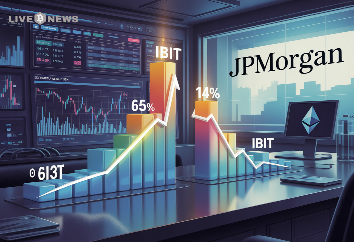 Crypto News: JPMorgan IBIT Exposure Up 64% as Ethereum Allocation Shrinks |  Live Bitcoin News