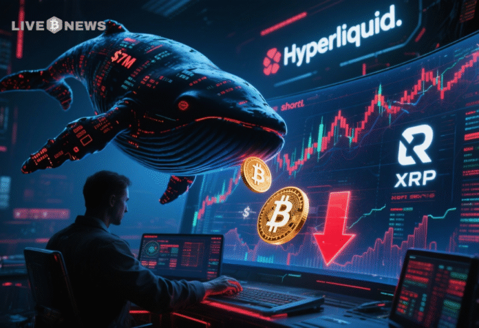 Crypto News- Whale Deposits $7M into Hyperliquid for BTC and XRP Shorts