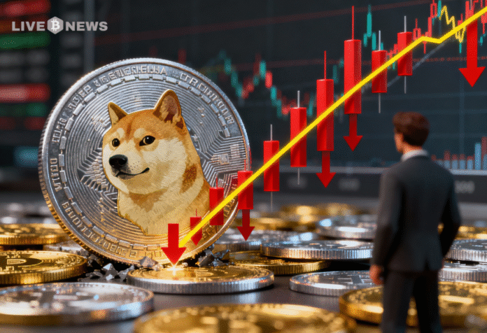 Dogecoin Price Prediction: Dogecoin Battles Key EMA Support Amid 5% Price Drop Dogecoin Price Prediction: Dogecoin Battles Key EMA Support Amid 5% Price Drop
