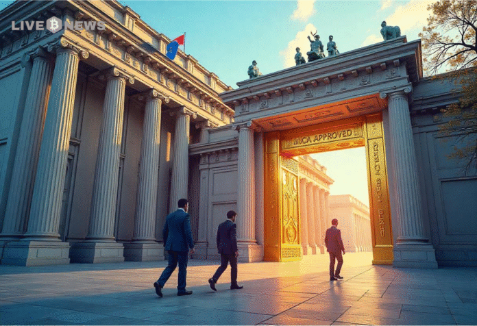 Bitcoin News: Blockrise Wins MiCA License to Offer Regulated Bitcoin Services Across Europe Blockrise, a Bitcoin-only startup, secured a MiCA license. This enables regulated Bitcoin financial services across Europe, marking a significant milestone.